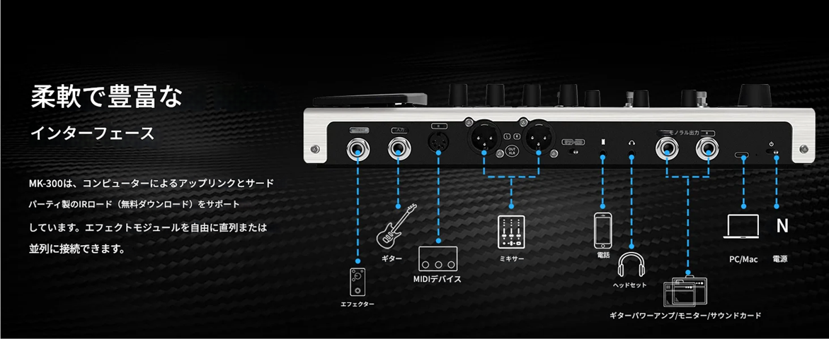 M-VAVE マルチエフェクトペダル ギターペダル MK300