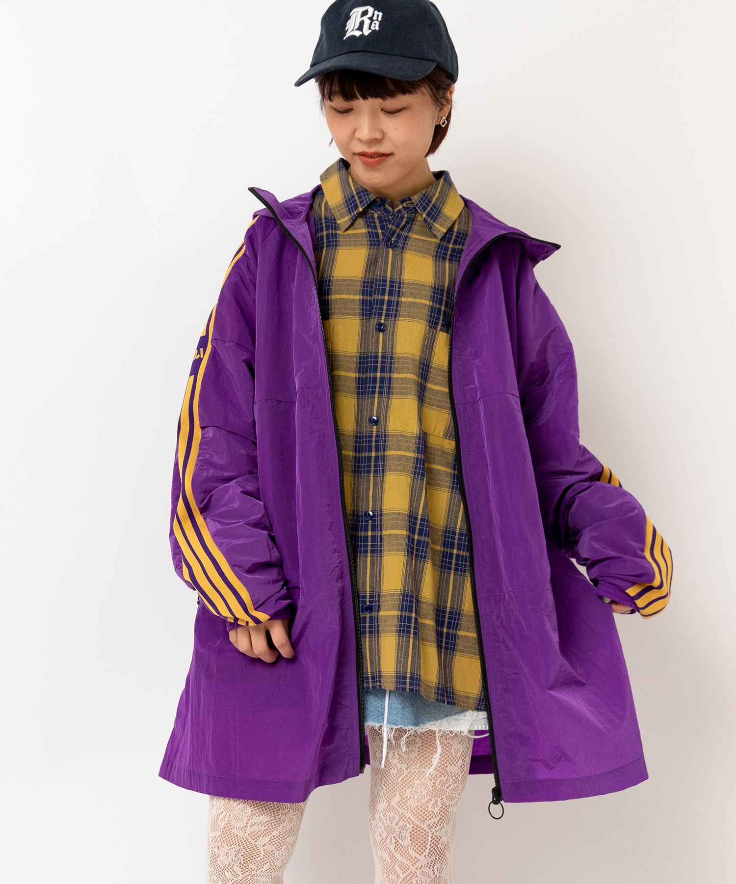 J2177 トラックハーフジャケットコート(M グレー): アウター - RNA