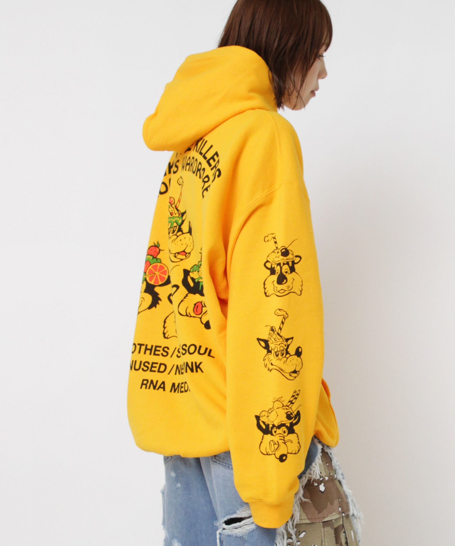 M2582 フローズンキャラパーカー(M アッシュグレー): トップス - RNA