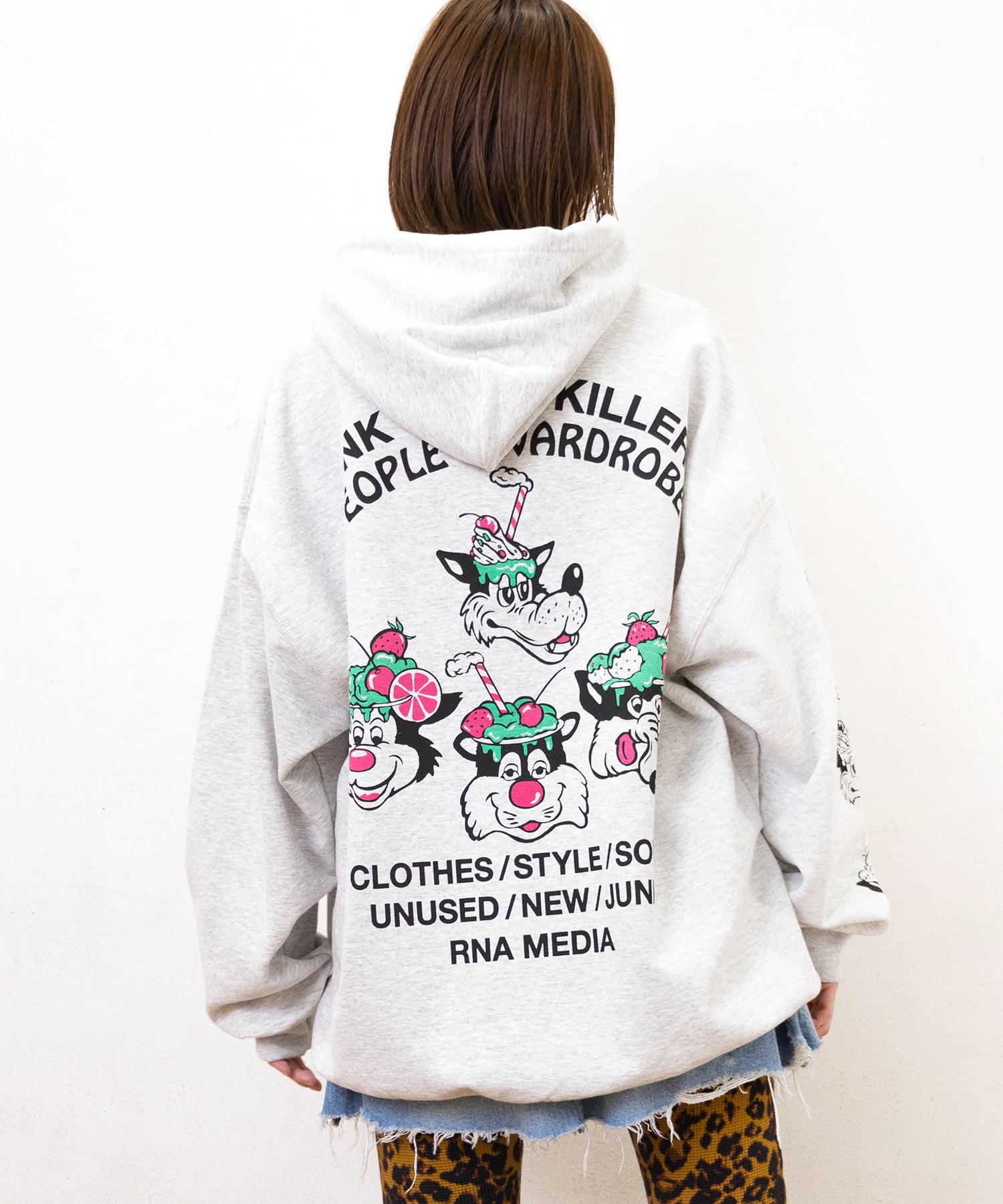 M2582 フローズンキャラパーカー(M アッシュグレー): トップス - RNA