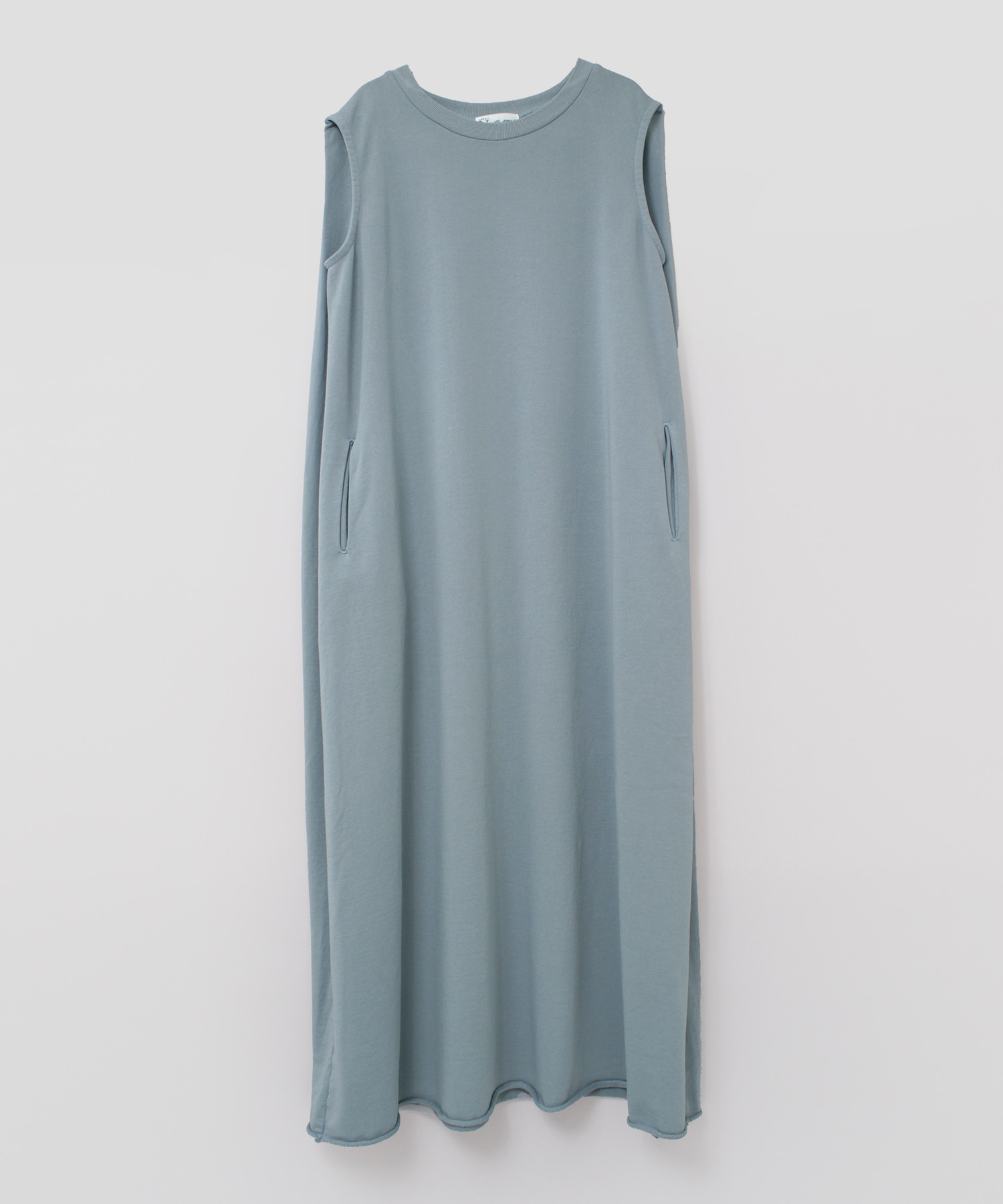 D1681 ヴィンテージミニ裏毛タックデザインワンピース(F クロ