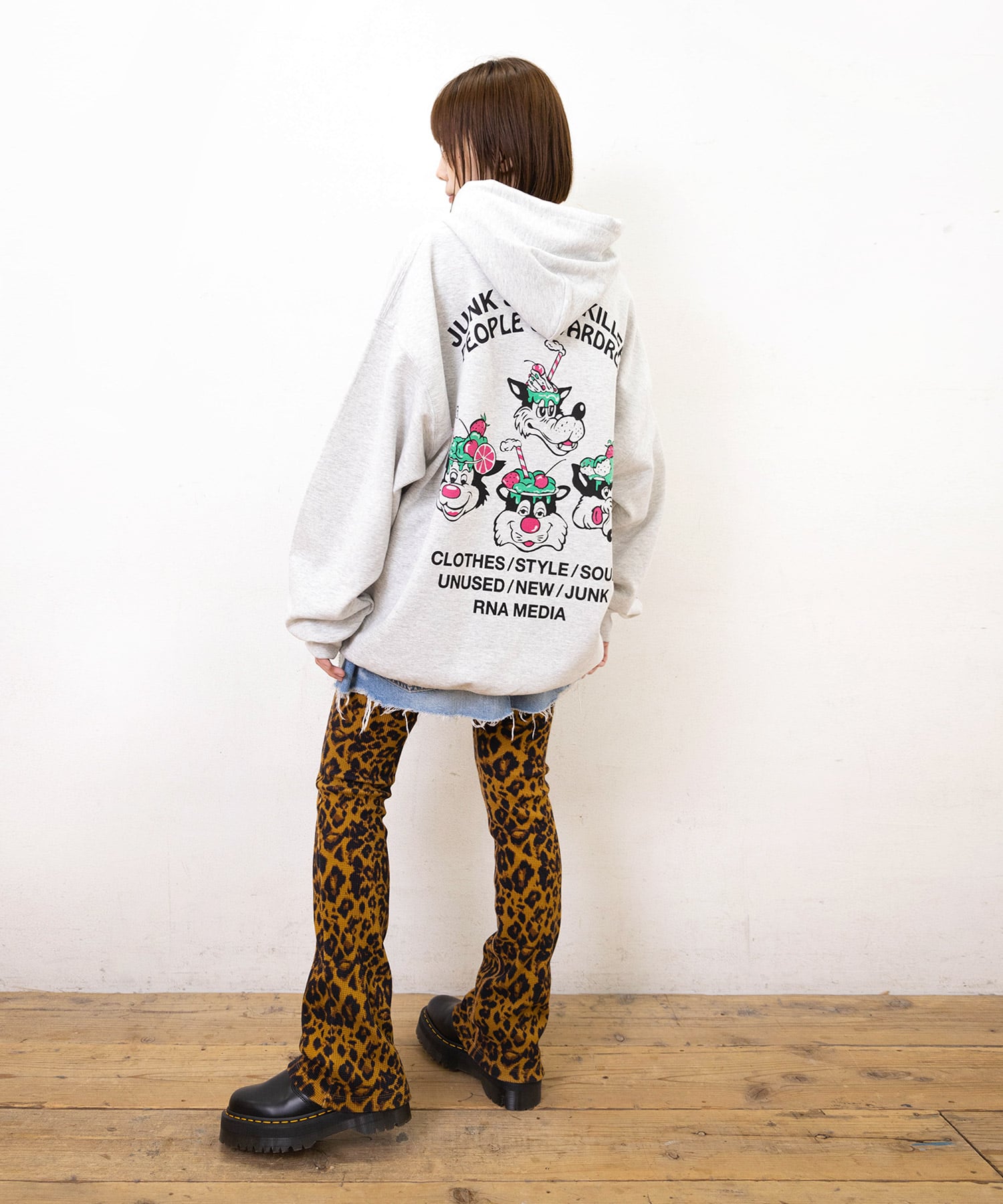 M2582 フローズンキャラパーカー(M アッシュグレー): トップス - RNA