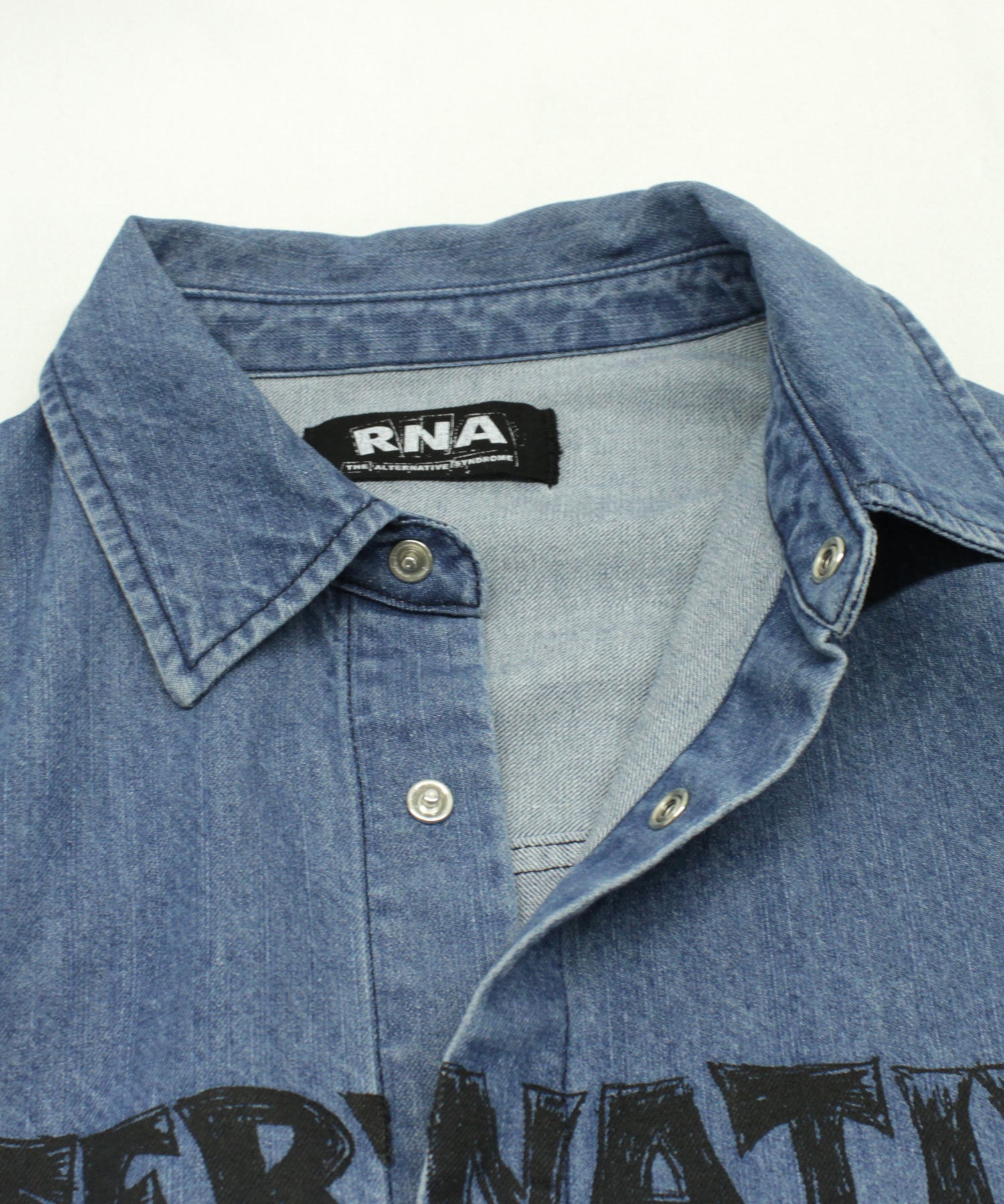 D1663 デニムロングシャツワンピース(M インディゴブルー): ワンピース