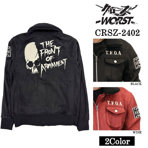 CROWS×WORST クローズ ワースト 武装戦線 起毛 ボンディング ボンバー