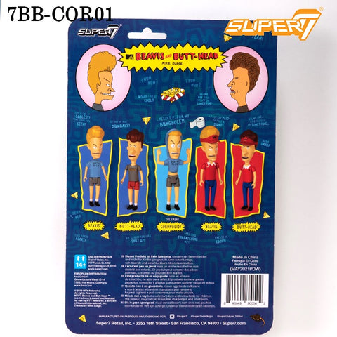Super7 スーパーセブン リ・アクション フィギュア Beavis and Butt