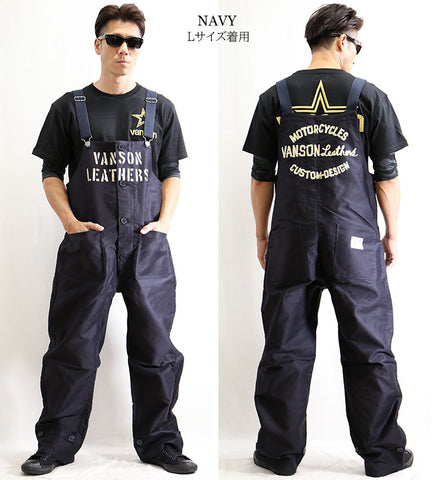 VANSON（バンソン）デッキ オーバーオールnvao-2101