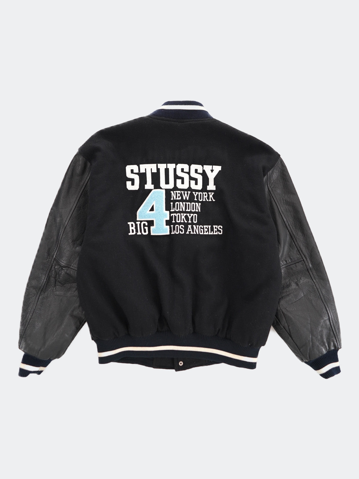 90s stussy BIG4 stadium jacket – NEVERKNOWS