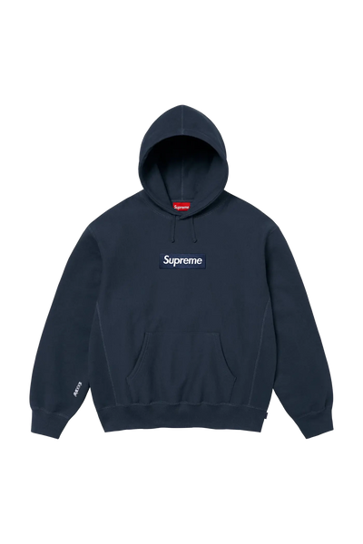 Supreme Hoodie Box Logo Black (FW25) – Newcop