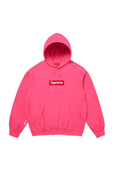 Supreme Hoodie Box Logo Navy Blue (FW25) – Newcop