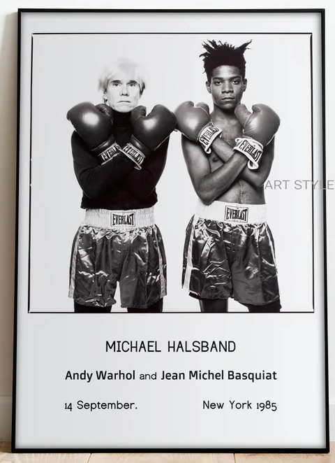 バスキア ウォーホル [展示会ポスター] サイズ各種