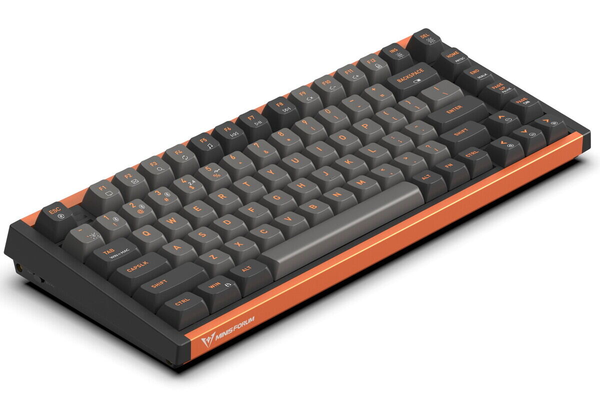 MINISFORUMからアルミフレーム・Kailh MX Redスイッチ搭載のプレミアム
