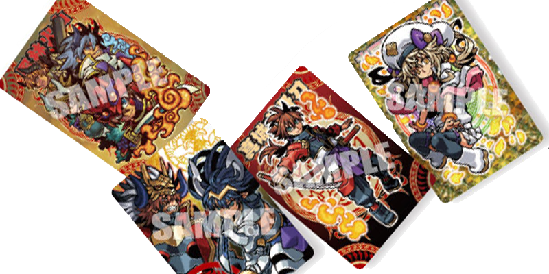 ミスタードーナツのキッズセットで『神羅万象チョコ』の「鬼炎龍火牙刀