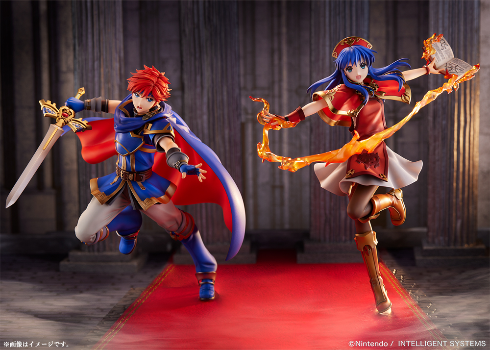 ファイアーエムブレム 封印の剣』より、ロイとリリーナが1/7スケール