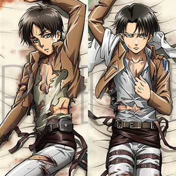 TVアニメ『進撃の巨人』より、エレンとリヴァイの抱き枕カバーが再登場！