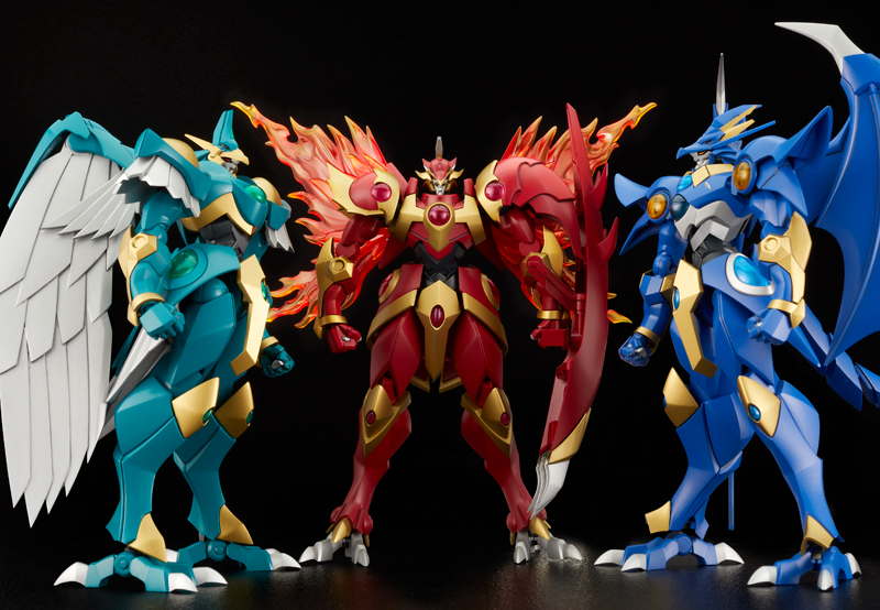 TVアニメ『魔法騎士レイアース』より、「MODEROID 伝説の3魔神セット