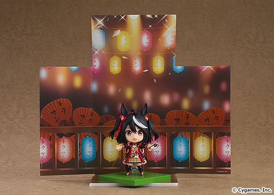 ゲーム『ウマ娘 プリティーダービー』より、「キタサンブラック」と