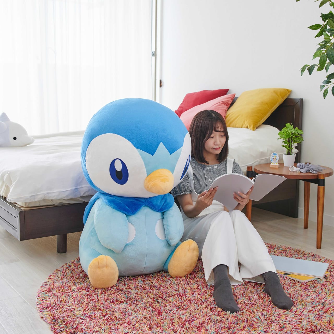 高さ約90cmの特大サイズ「ポッチャマ」ぬいぐるみが発売決定。8月13日