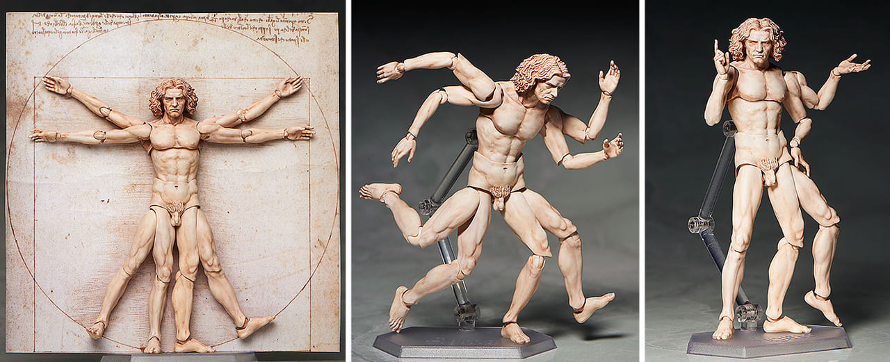 理科室でお馴染みの「人体模型」が可動フィギュア化。フル可動と可動