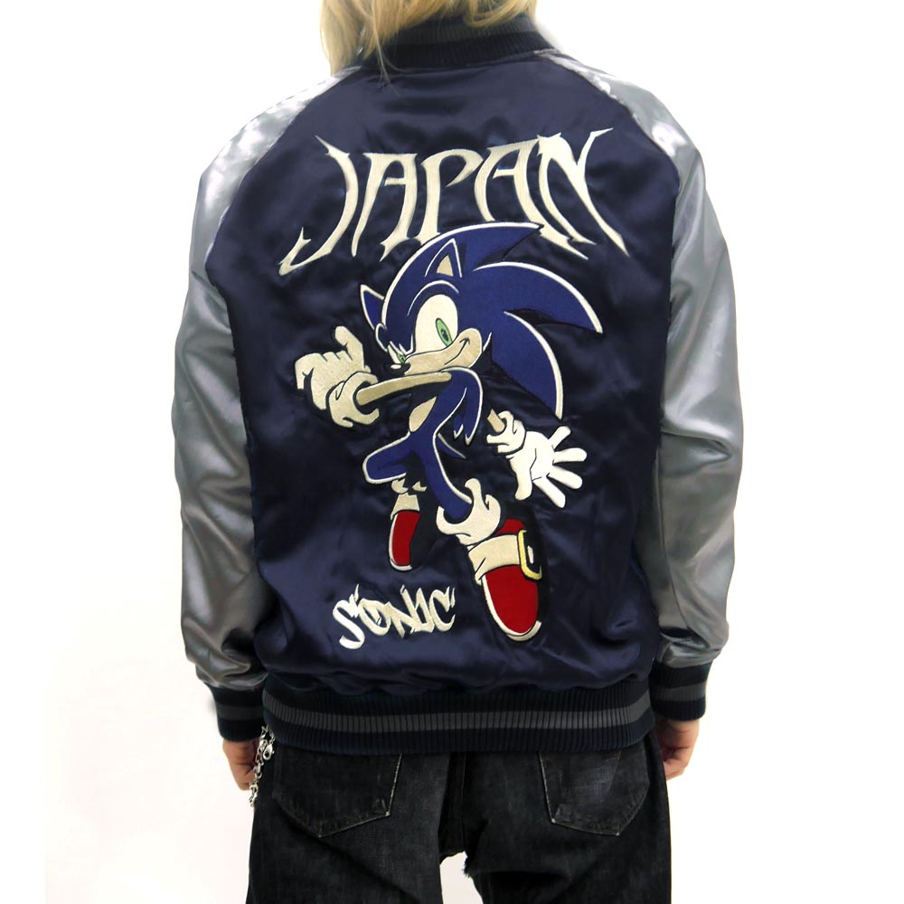 ソニック」のスカジャンが発売決定、音速のハリネズミ「ソニック・ザ