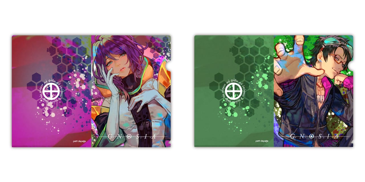 グノーシア』より「ジナ」と「沙明」の美麗なイラストを使用したグッズ