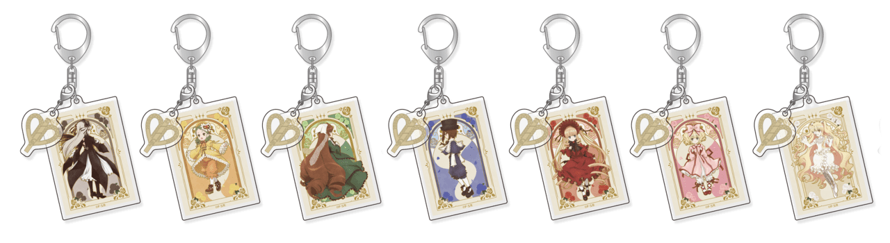 ローゼンメイデン』のドールたちがタロットカード風に描かれたグッズが