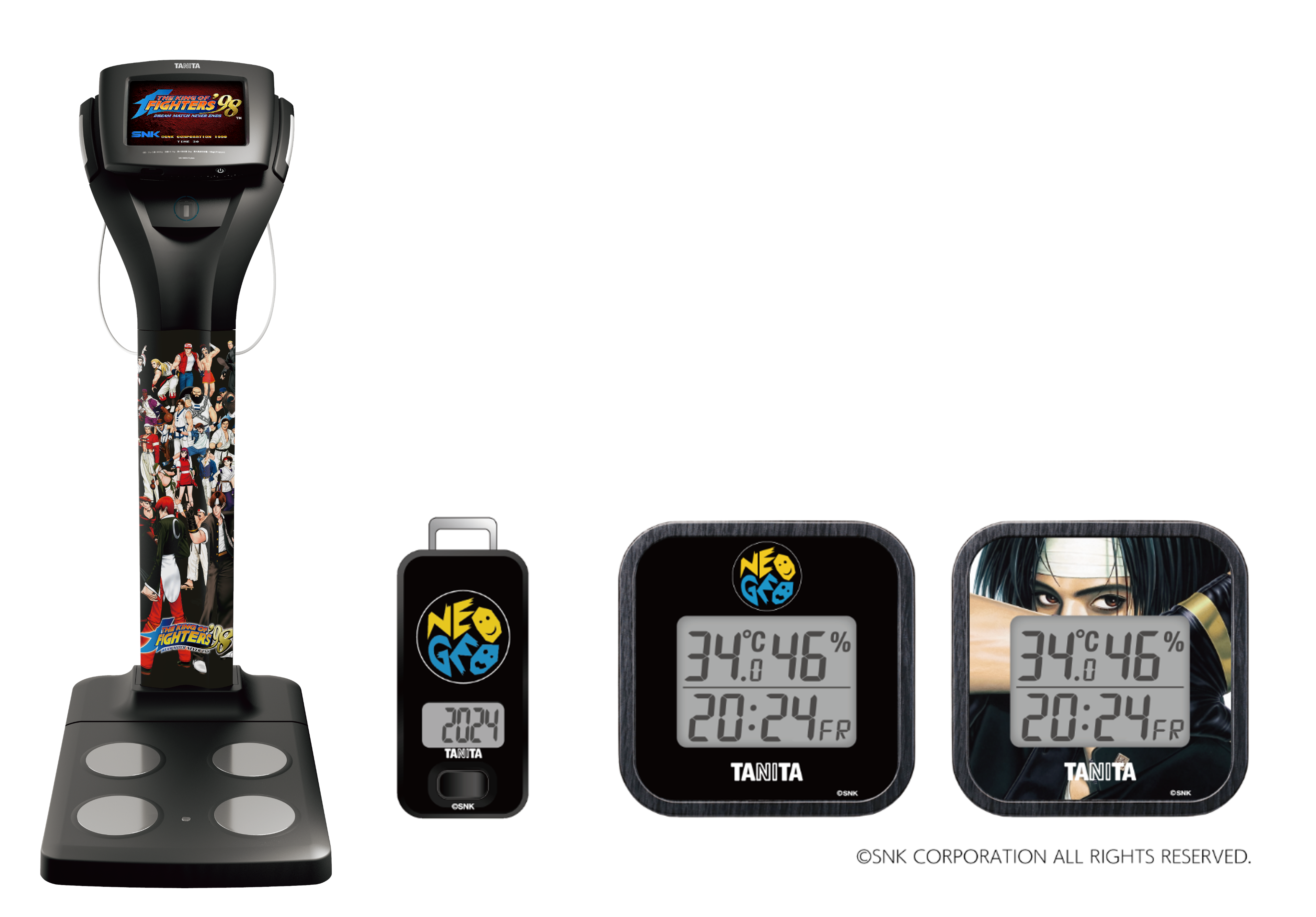 KOF '98』がプレイできる体組成計の商品化が決定。価格は220万円