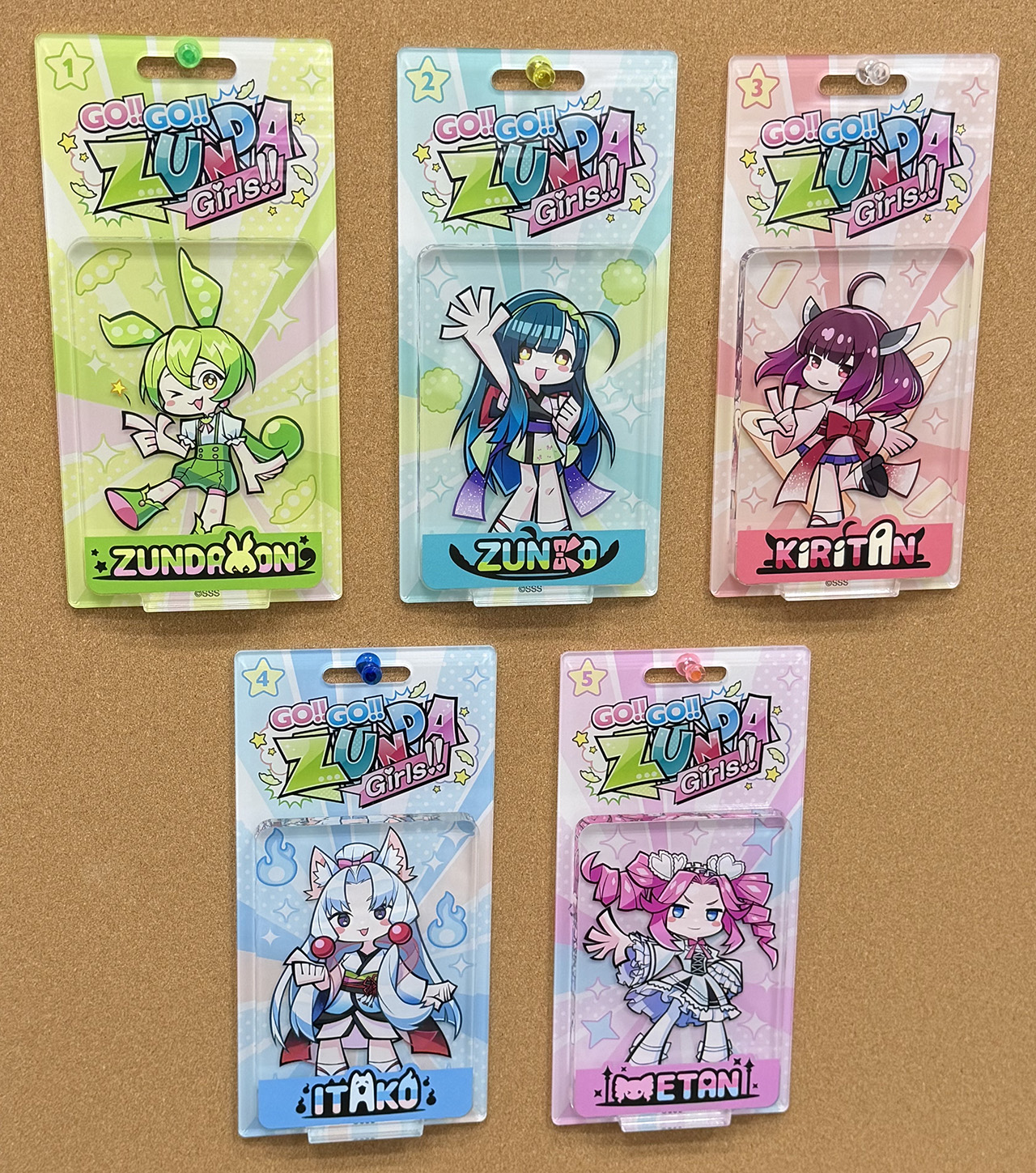 ずんだもん」や「東北ずん子」たちのカートゥーン調イラスト限定グッズ