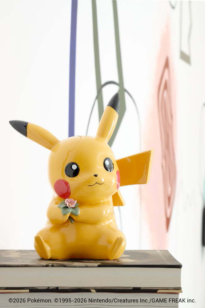 ポケモン』×「リヤドロ」のコラボで、100万円の「ピカチュウ＆イーブイ