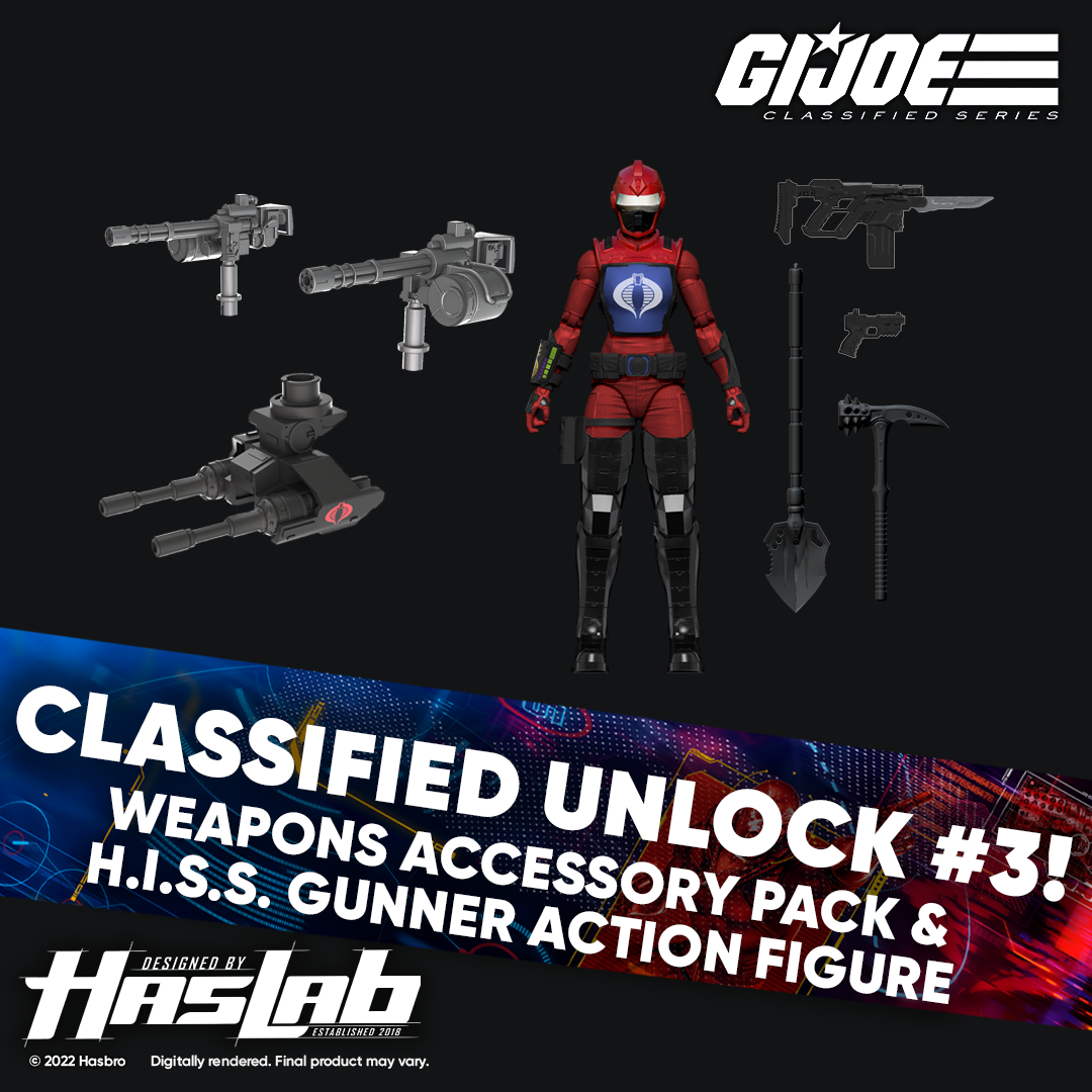 G.I. Joe Classified Series Cobra H.I.S.S. Haslab Unlock #3