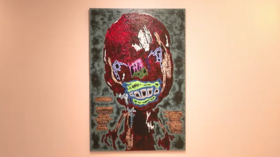 元世界王者・鬼塚勝也さんが描くファイティングアート「『苦難に