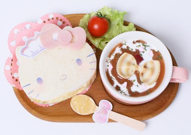 大阪のメイドカフェ「＠ほぉ～むカフェ」にハローキティのコラボカフェ