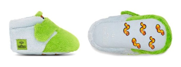 UGGキッズムートン15cm/チェスナット/限定セサミストリートコラボ