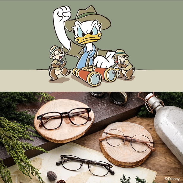 ディズニー×Zoffに新デザイン！「チップ＆デール」と「ドナルドダック