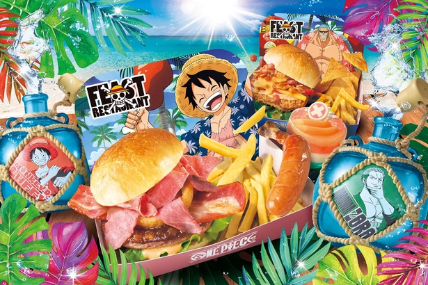 USJ】ルフィのバーガーセットにローとキッドの食べ歩きフード