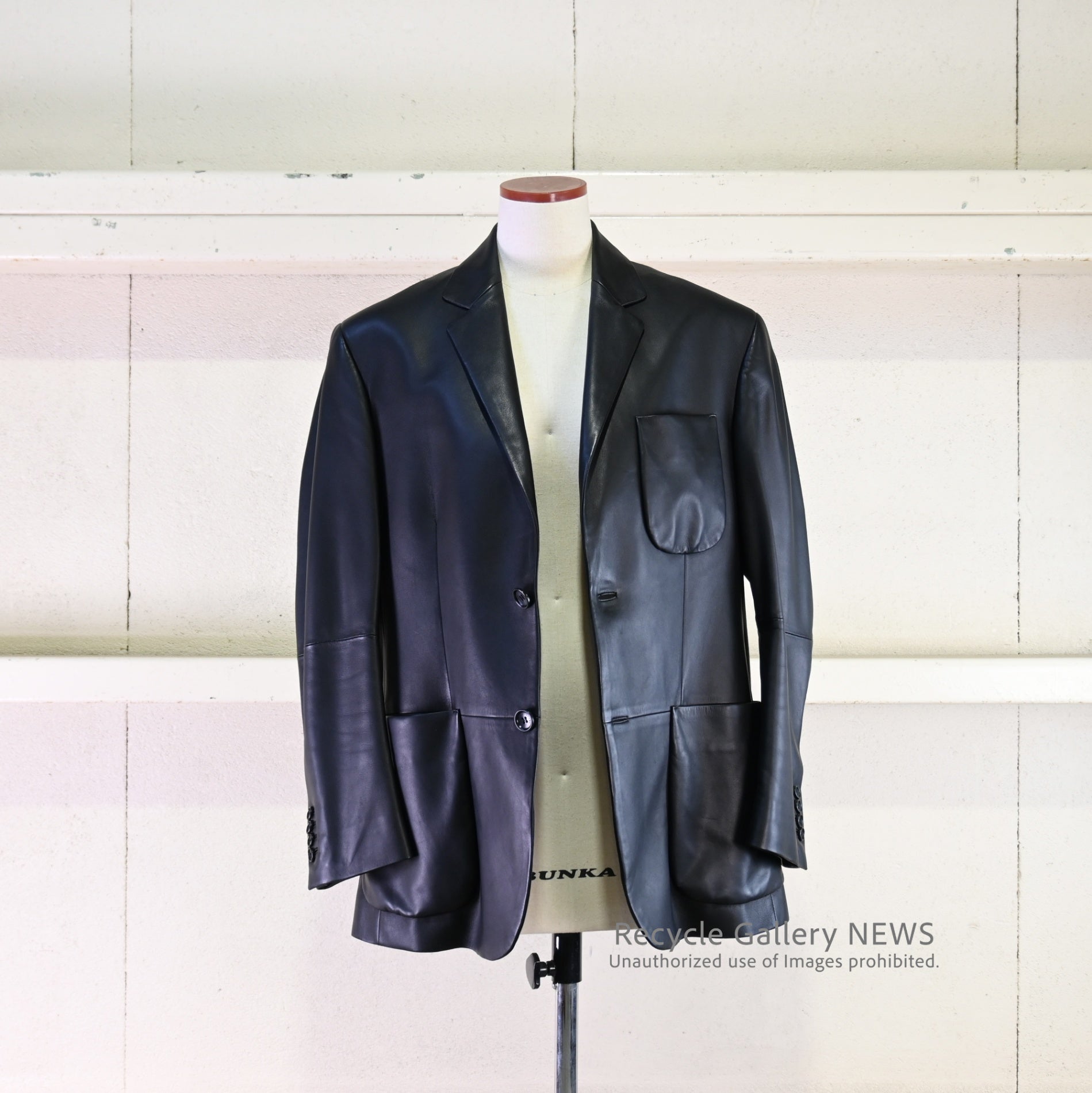 LOEWE Men's Lamb Leather Jacket in Black Jonathan Anderson