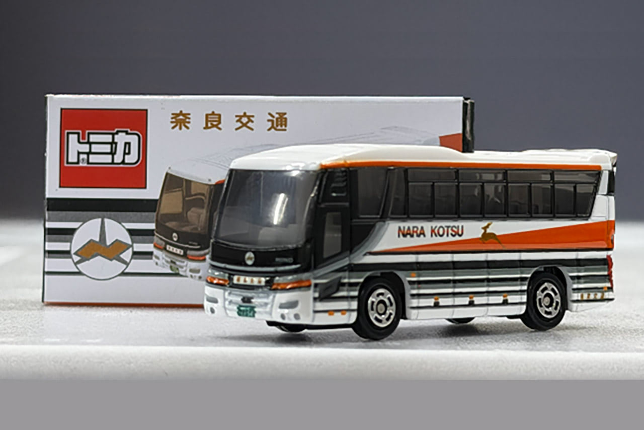 奈良の風景を彩る「観光の顔」がトミカに。奈良交通オリジナルトミカ第