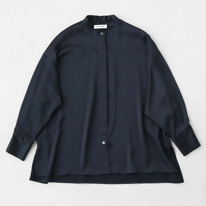 SACRA(サクラ) トリアセテート サテンシャツ(124619071)の通販｜NEWS