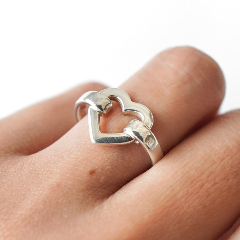 ティファニー ヴィンテージ ハートモチーフ シルバー925 指輪 リング