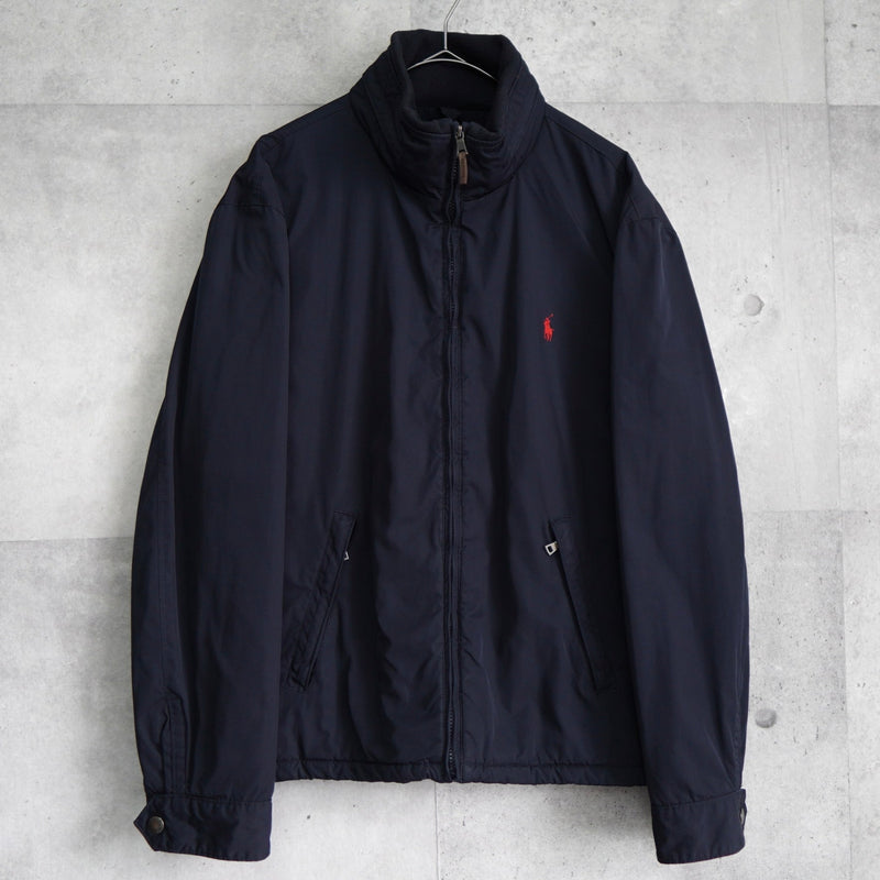 ポロ バイ ラルフローレン フリース裏地 ナイロンジャケット 中綿