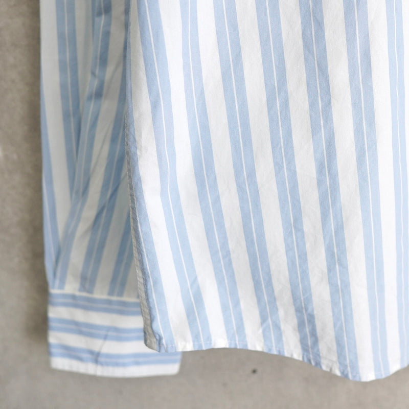 アミパリス アミパリ ハートロゴ ストライプ柄 長袖シャツ ライト