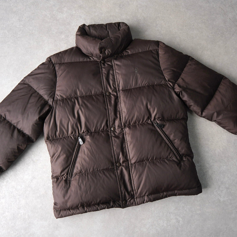 ポロ バイ ラルフローレン ダウンジャケット ブラウン | ブランド古着