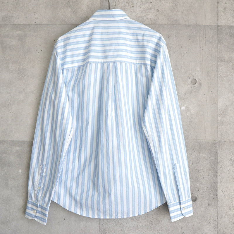 アミパリス アミパリ ハートロゴ ストライプ柄 長袖シャツ ライト