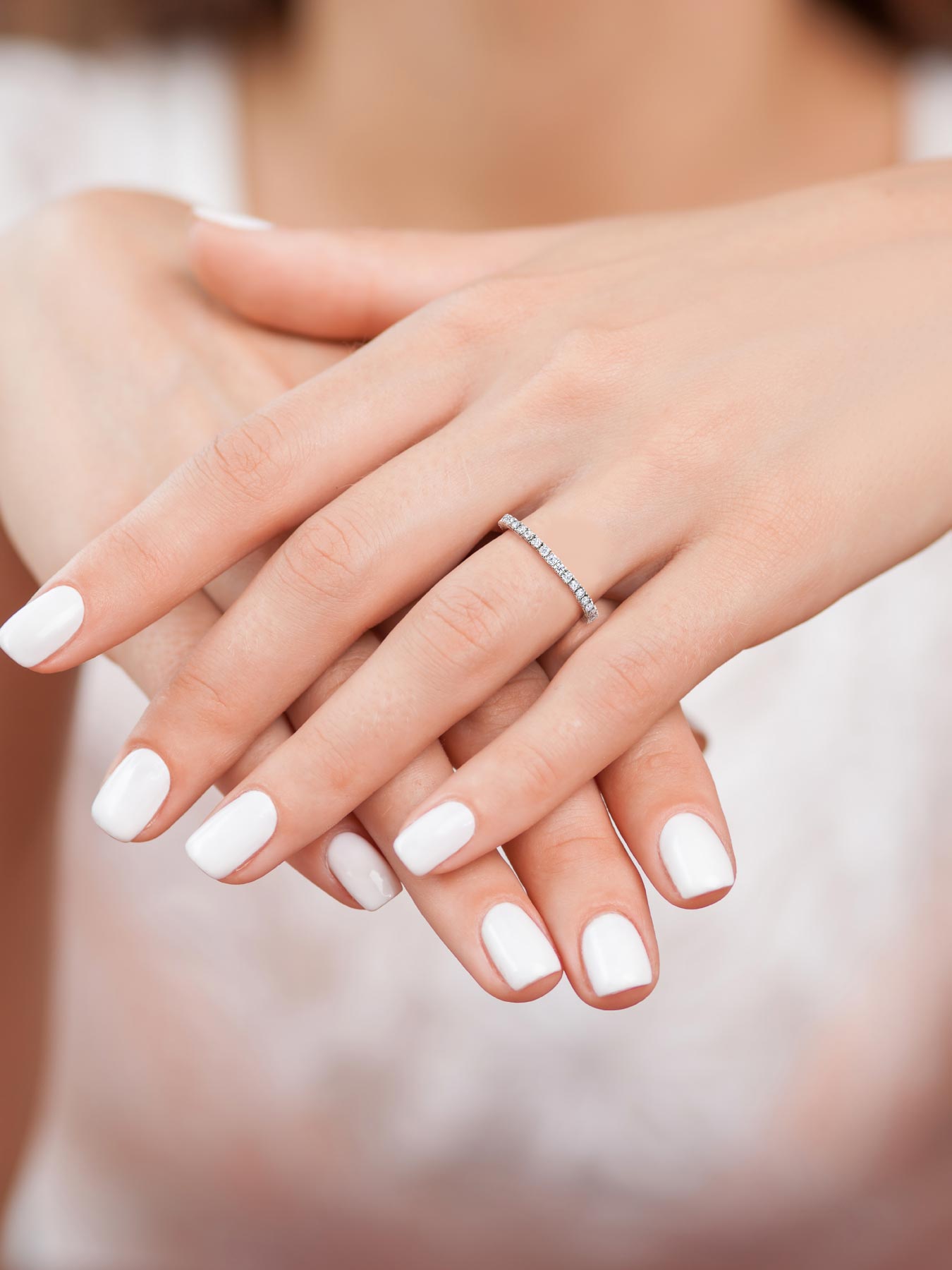 0.51ct プラチナ フルエタニティ リング | NEXT DIAMOND NEW YORK