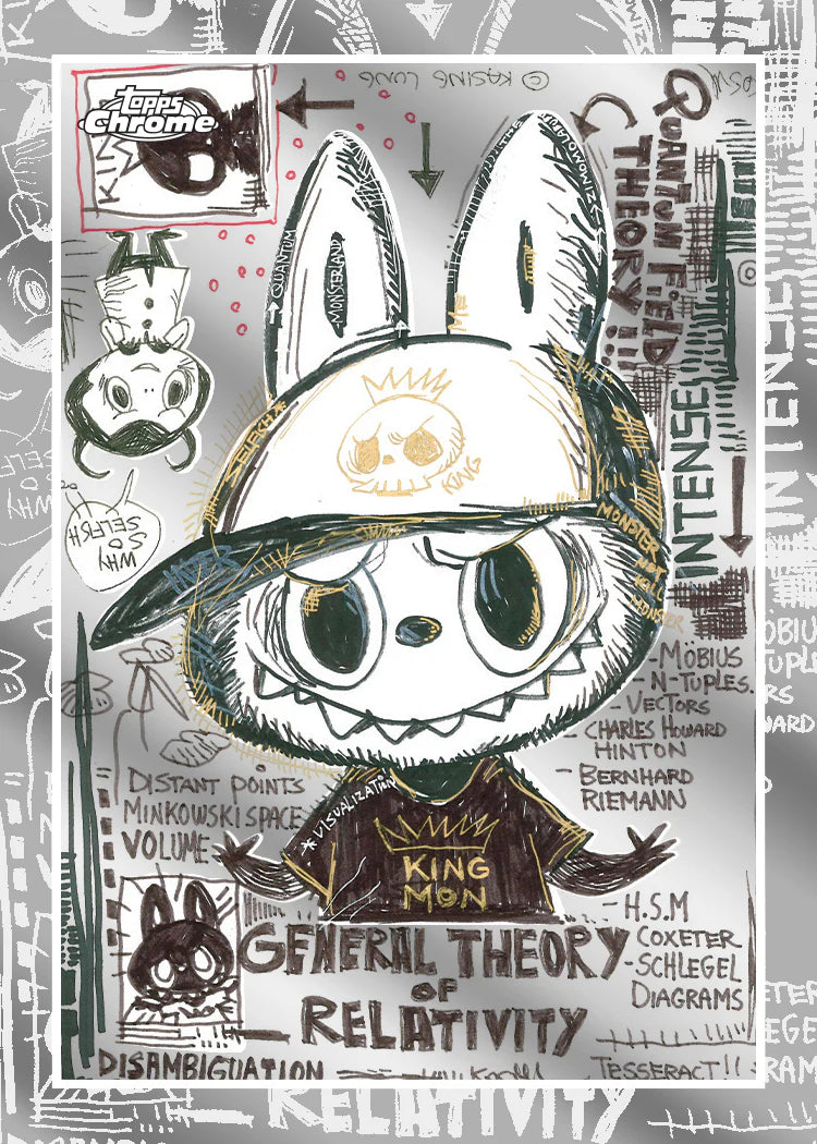 2025 Topps Labubu Chrome 10th Anniversary Hobby Box 1 Chrome