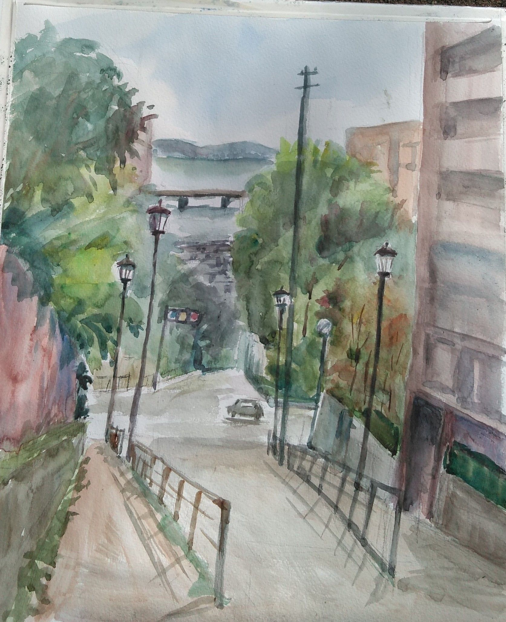 スケッチ会｜神戸市｜王子公園｜王子動物園｜2020年10月｜風景画・作品