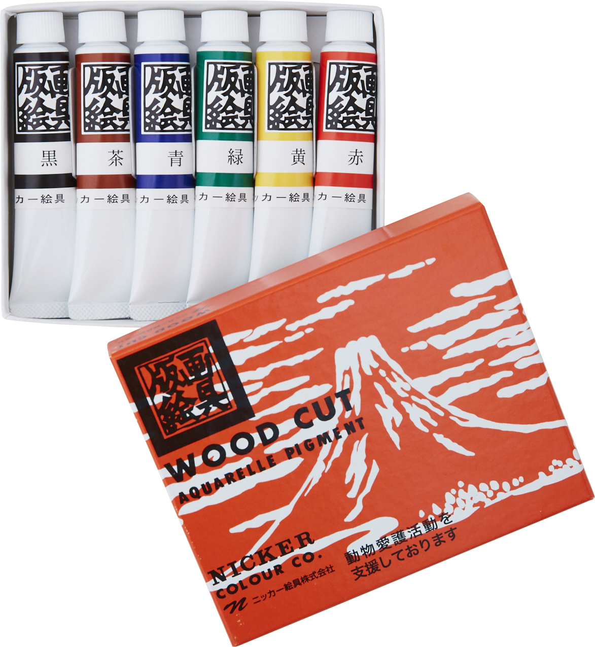 Discontinued＞版画絵具 6色セット | ニッカー絵具｜ニッカー絵具 株式