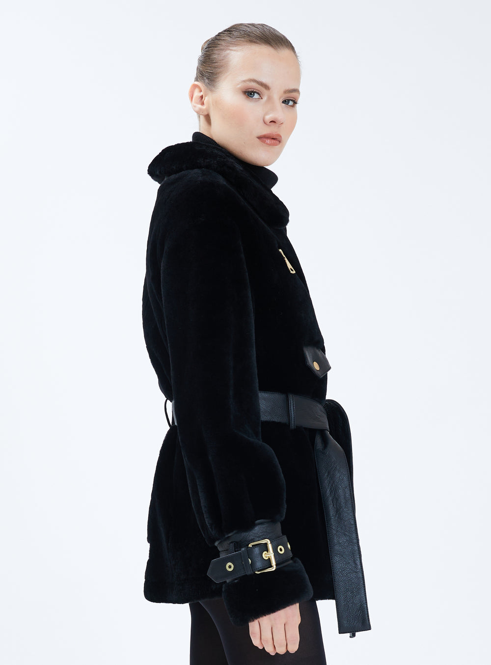 ELIZABETH | SHEARLING JACKET – Nicole Benisti