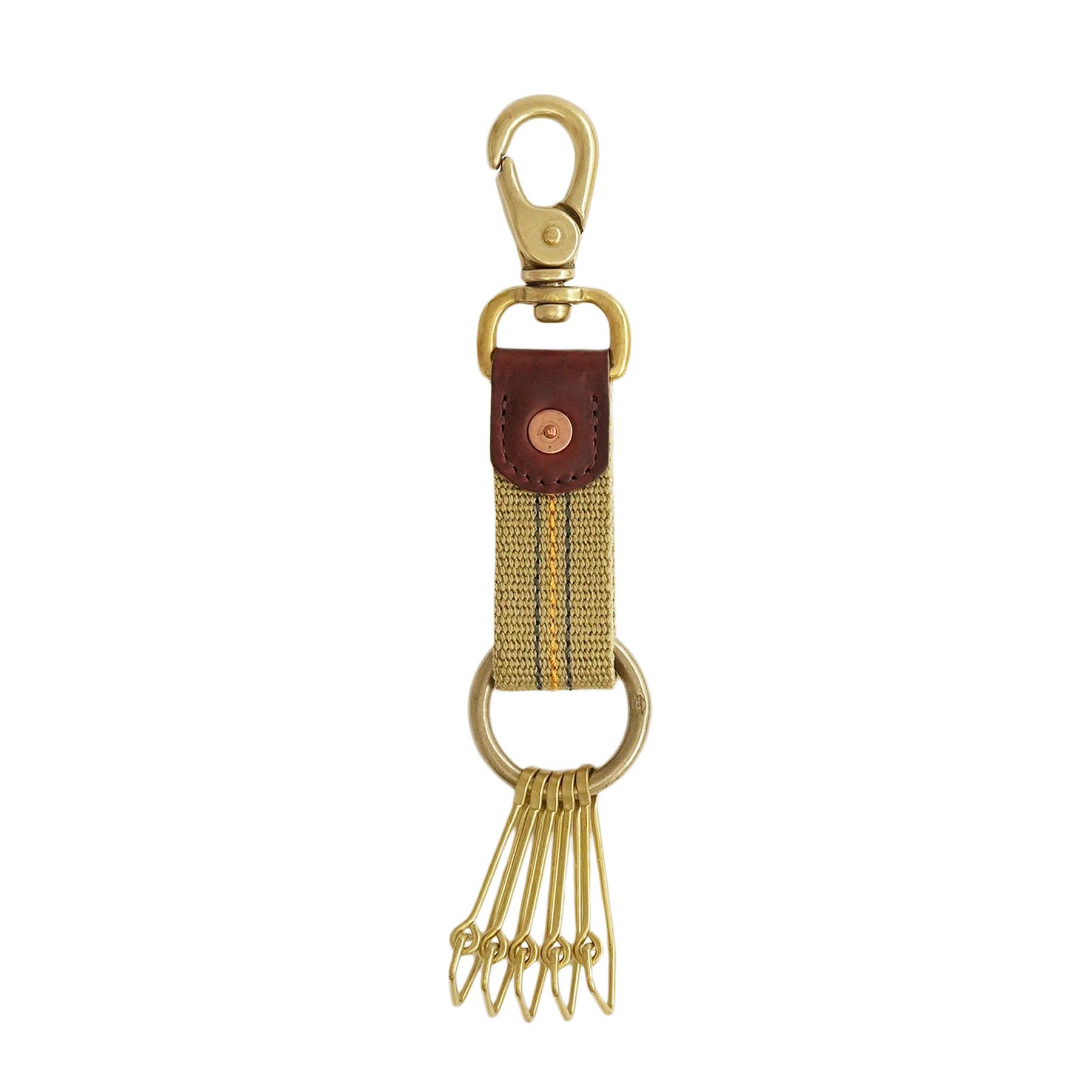 BRASS ACC 5 HOOKS KEY HOLDER 5フックスキーホルダー | evergreen