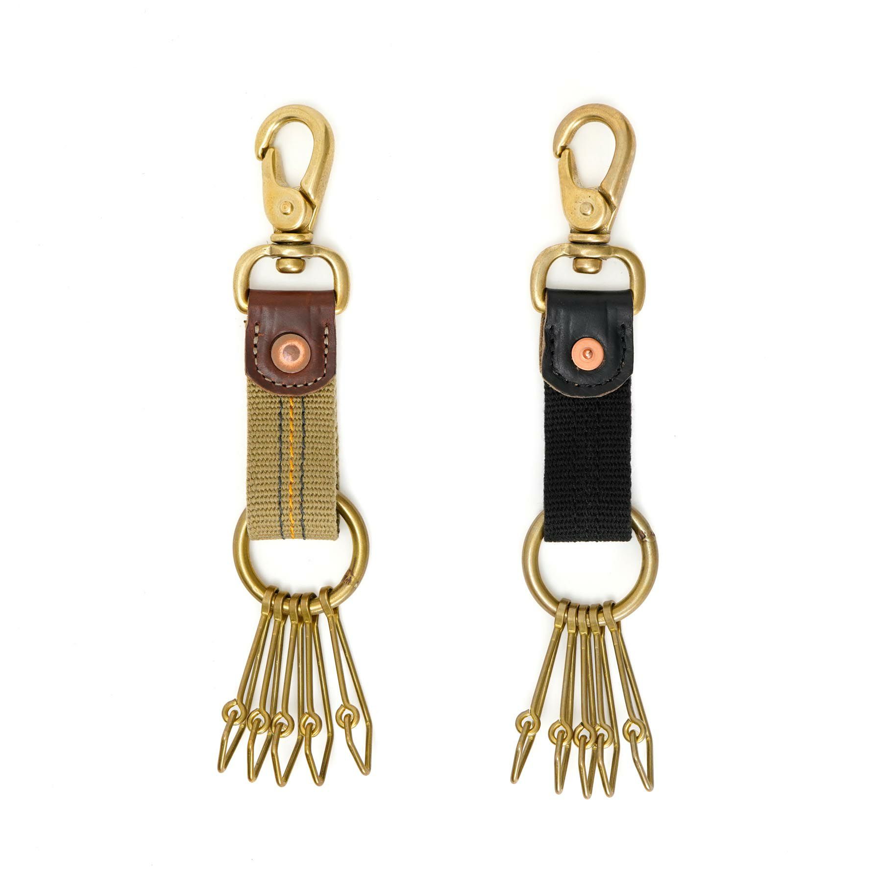 BRASS ACC 5 HOOKS KEY HOLDER 5フックスキーホルダー | evergreen