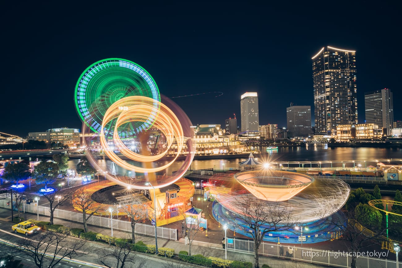 クイーンズスクエア横浜 4F テラスの夜景情報（行き方・入場料金・営業